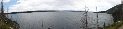 An attempt to capture a panorama view of the entire lake.